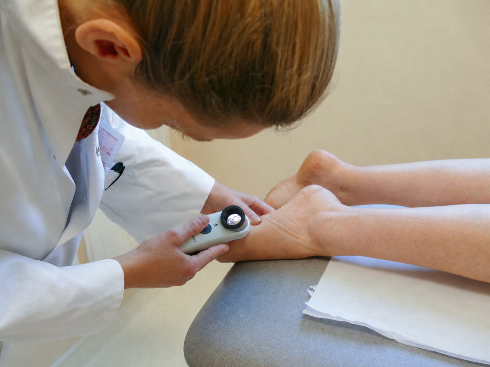 Consultation de dermatologie